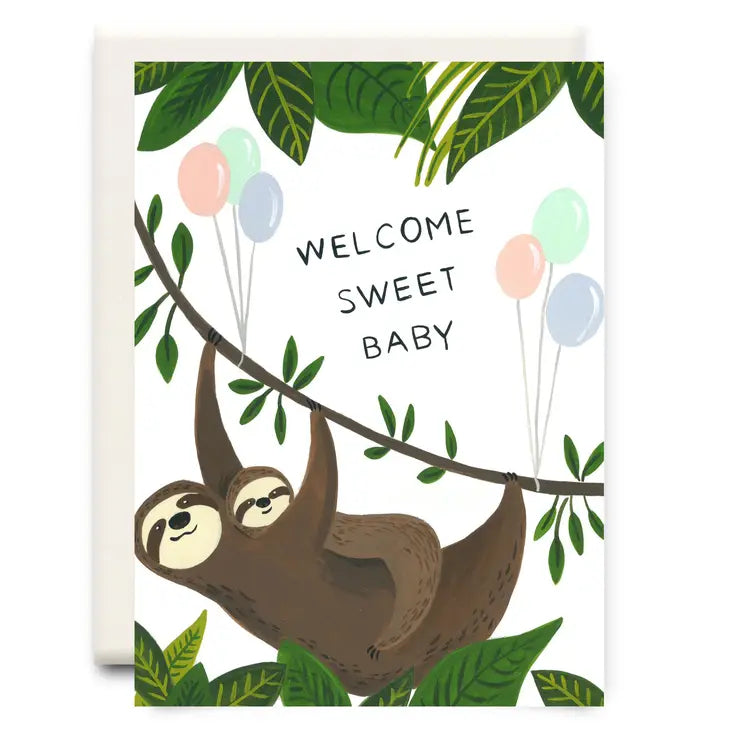 Welcome Sweet Baby - Greeting Card | Inkwell Cards