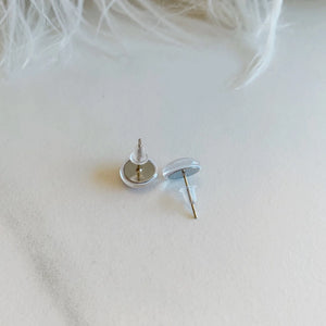 Ucluelet Wave | Glass Stud Earrings