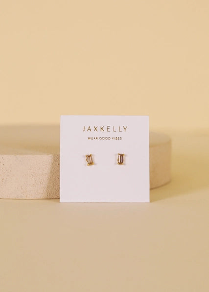 Coffee Baguette | Stud Earrings