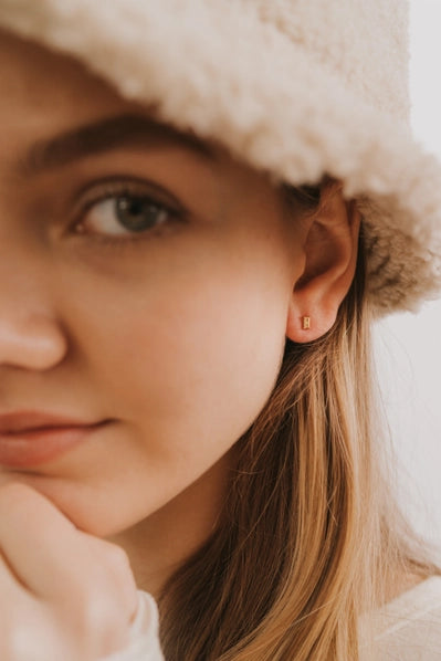 Lemon Baguette | Stud Earrings