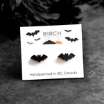 Bats - Wooden Stud Earrings | Birch Street Studio