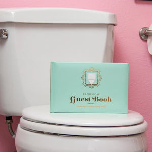 Bathroom Guest Book | Knock Knock