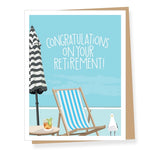 Beach Chair | Retirement Card