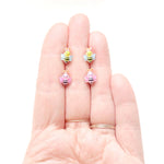 Bee Earrings - Metal Free Hypoallergenic Earrings | Pretty Ears