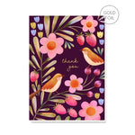 Berry Garden with Birds - Birthday Card |  Stormy Knight