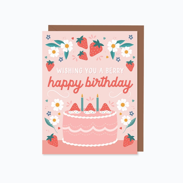 Berry Happy Birthday - Greeting Card | Paper Hearts