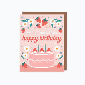 Berry Happy Birthday - Greeting Card | Paper Hearts