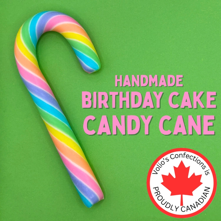 Assorted Flavours - Large Handmade Candy Canes | Volio's Confections