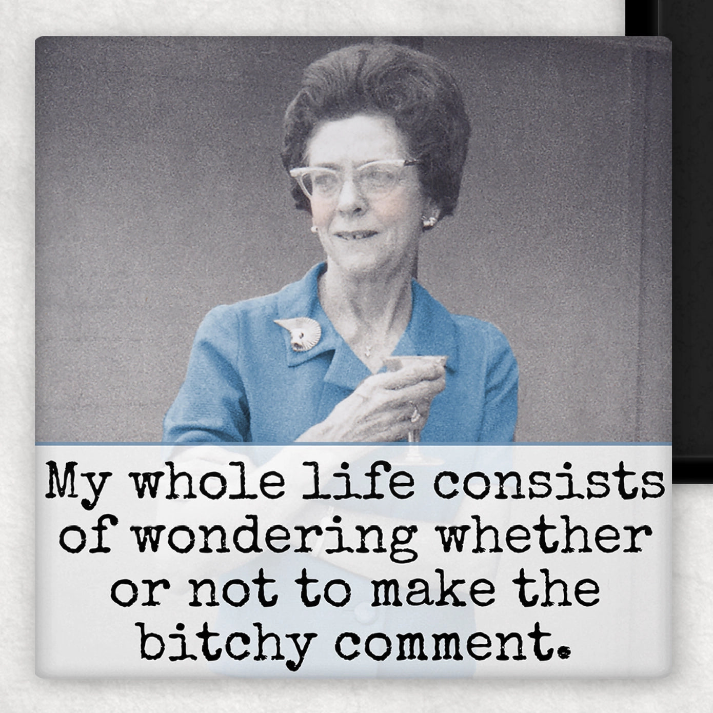My Whole Life Consists of Wondering Whether Or Not To Make The Bitchy Comment - Fridge Magnet | Raven's Rest Studio