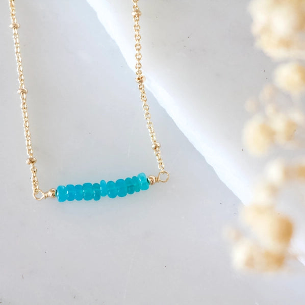Blue Ethiopian Opal - Necklace | Mesa Blue