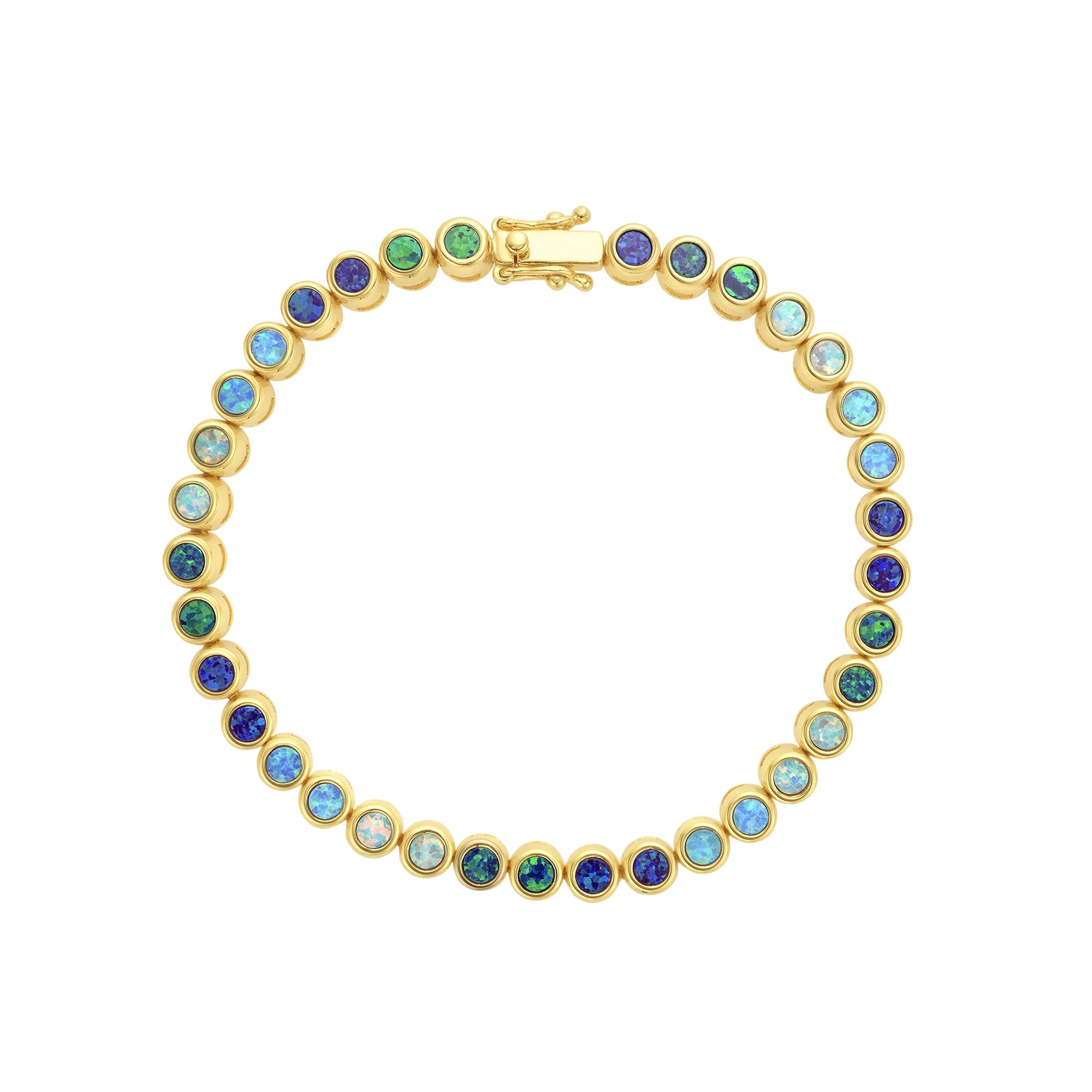 Opal Ombre - Blue Opal Tennis Bracelet | La Kaiser