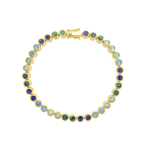 Opal Ombre - Blue Opal Tennis Bracelet | La Kaiser