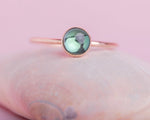 Mystic Galazio Topaz - Gold-Fill Stacking Ring | Mineral and Matter