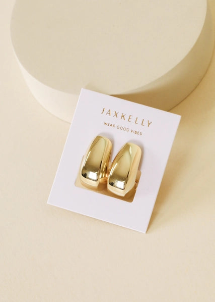 Bold Drop | Gold Earrings