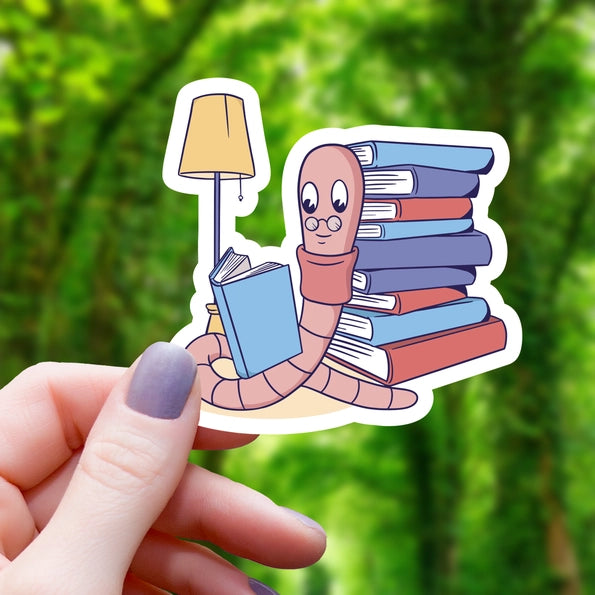Bookworm - Sticker | Mimic Gaming Co