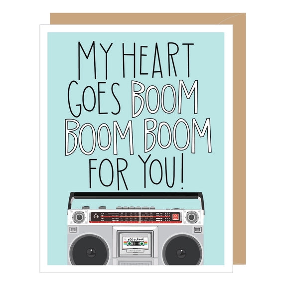 Boombox - Anniversary Card | Apartment 2 Cards