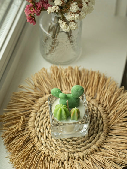Bunny Cactus | Soy Wax Blend Tealight Candle