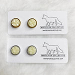 Butter - Faux Druzy Studs | White Fox Collective