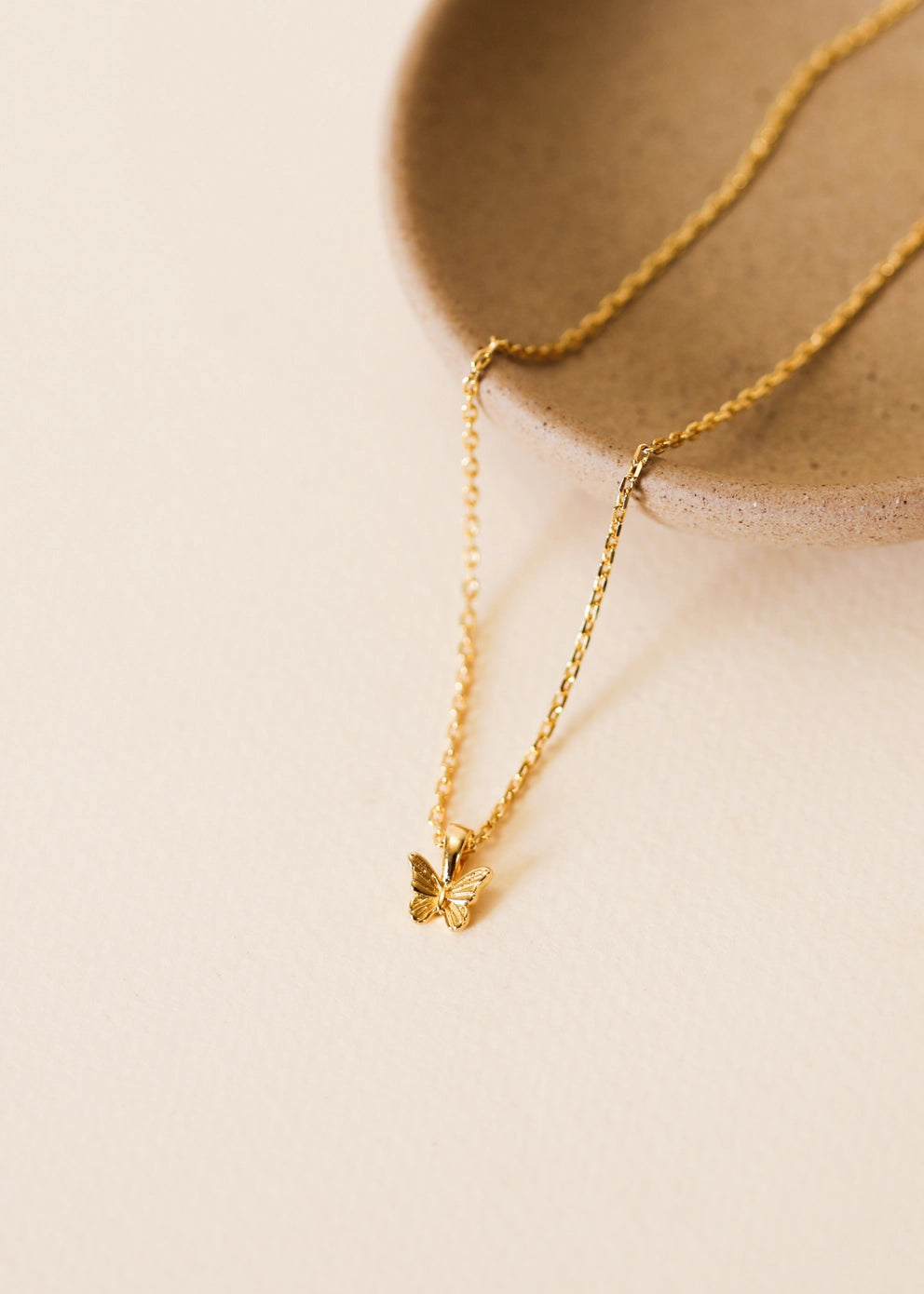 Mini Butterfly | 18k Gold Plated Necklace
