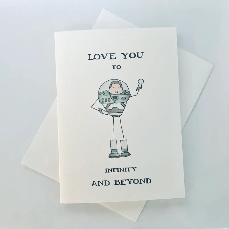 Inifinity & Beyond - Greeting Card | Kenzie Cards