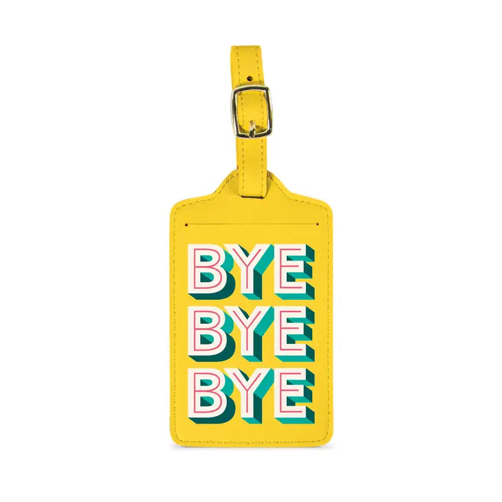 Bye Bye Bye - Luggage Tag | Fred