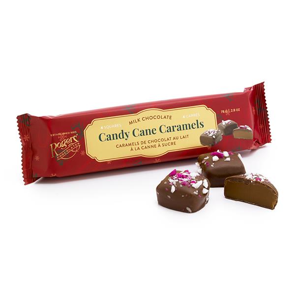 Candy Cane | Milk Chocolate Covered Caramels