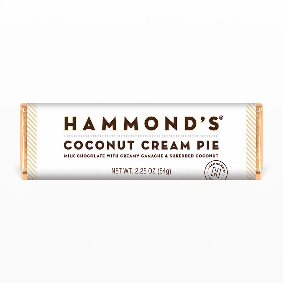 Coconut Cream Pie Chocolate Bar | Hammond's Candies
