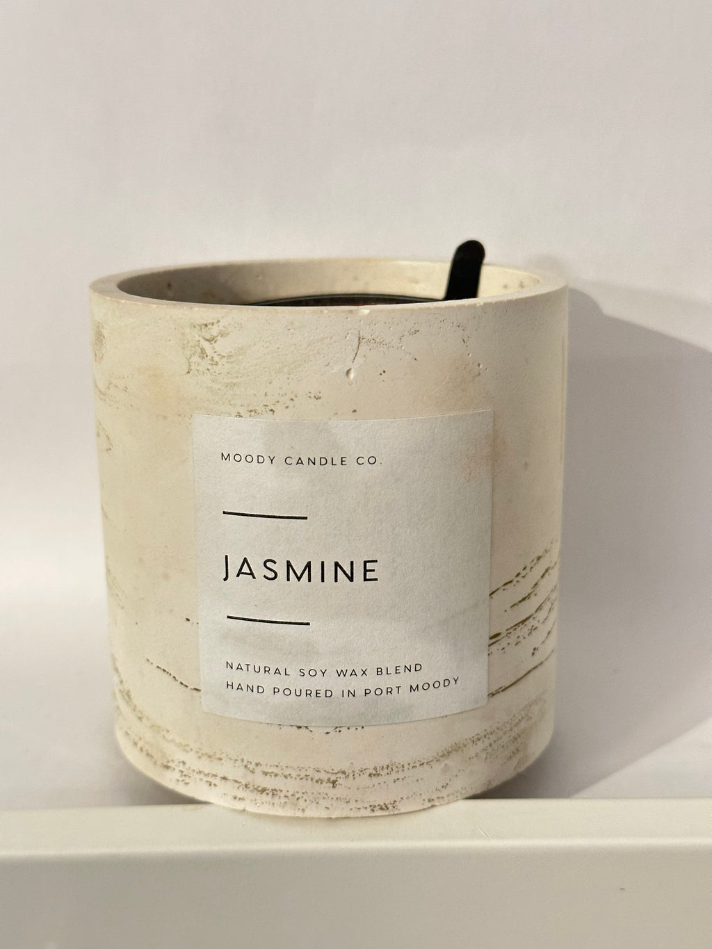 Jasmine - Cement Jar Candle | Moody Candle Co