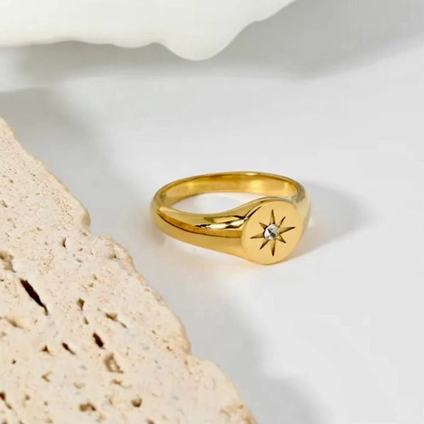 CZ North Star Ring | Mesa Blue