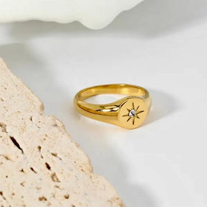 CZ North Star Ring | Mesa Blue