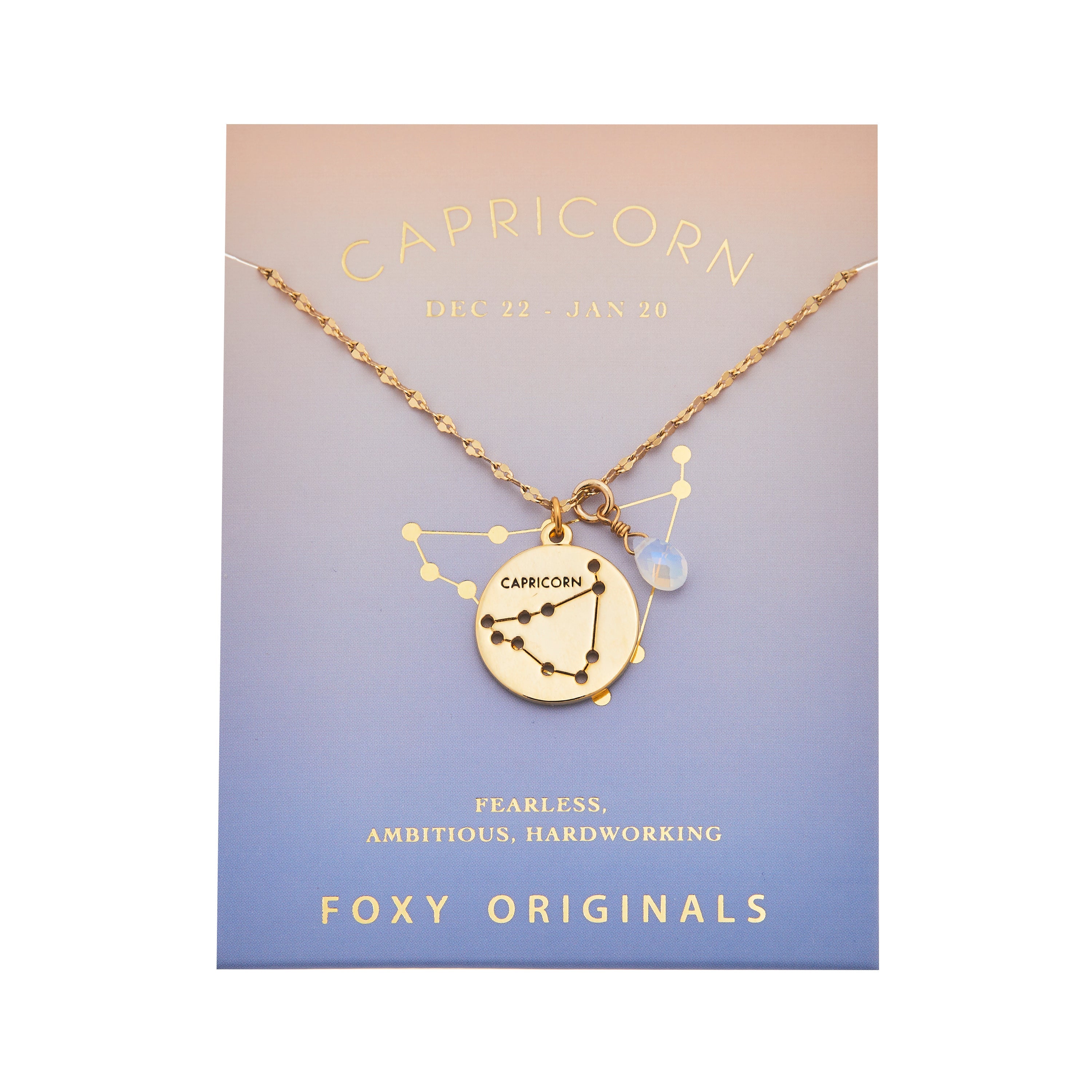 Capricorn - Astrology Necklace | Foxy Originals