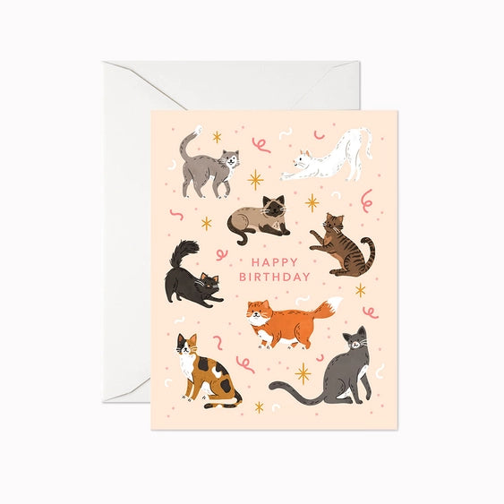Cats | Birthday Greeting Card