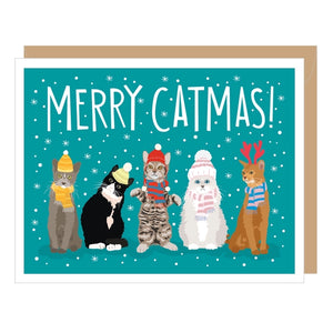 Merry Catmas - Holiday Greeting Card | Apartment 2 Cards