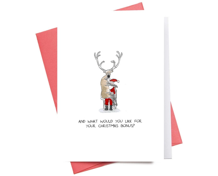 Christmas Bonus | Holiday Greeting Card