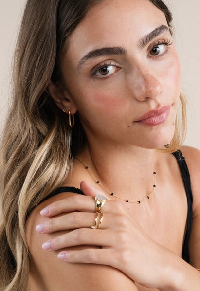 Champagne Baguette Cluster | Stud Earrings