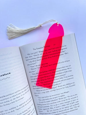 Penis Bookmark - Pink | The Cockmark