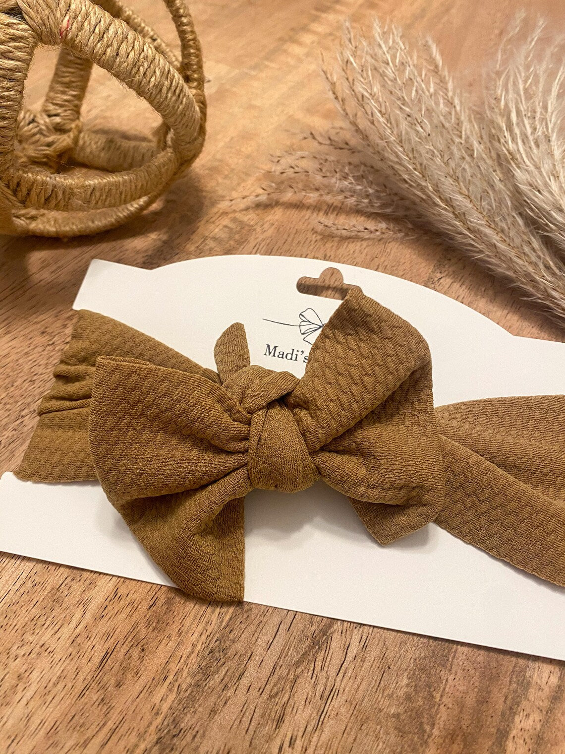 Coffee Brown Headwrap | Madi's Bow Co