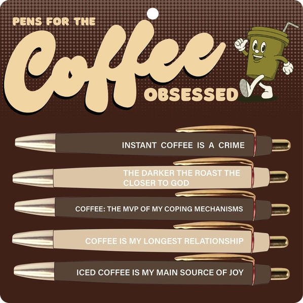 Coffee Obsessed | Pen Set