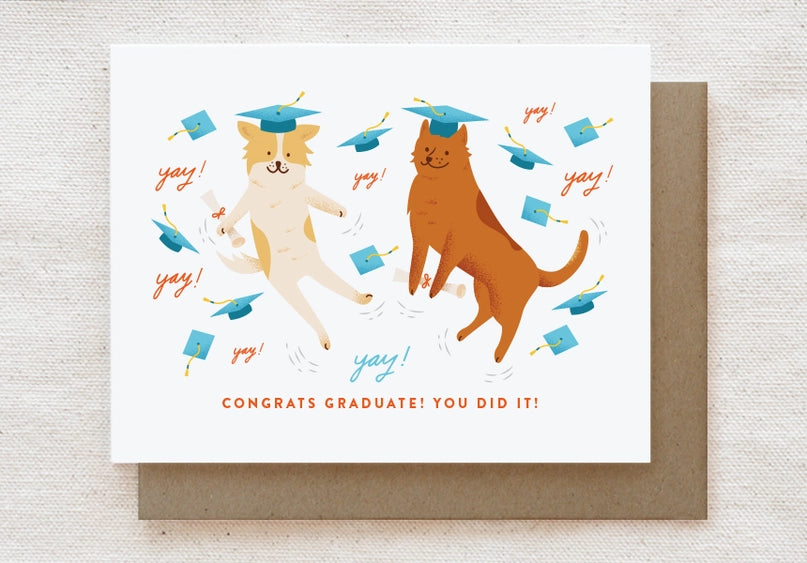 Congrats Graduate! You Did It! | Greeting Card