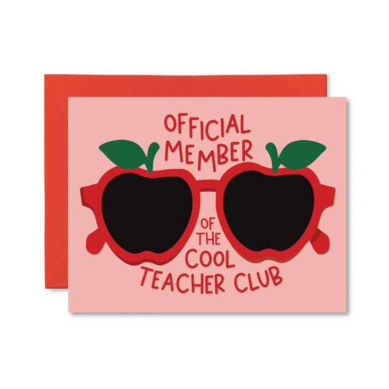 Cool Teacher Club - Greeting Card | Pretty By Her