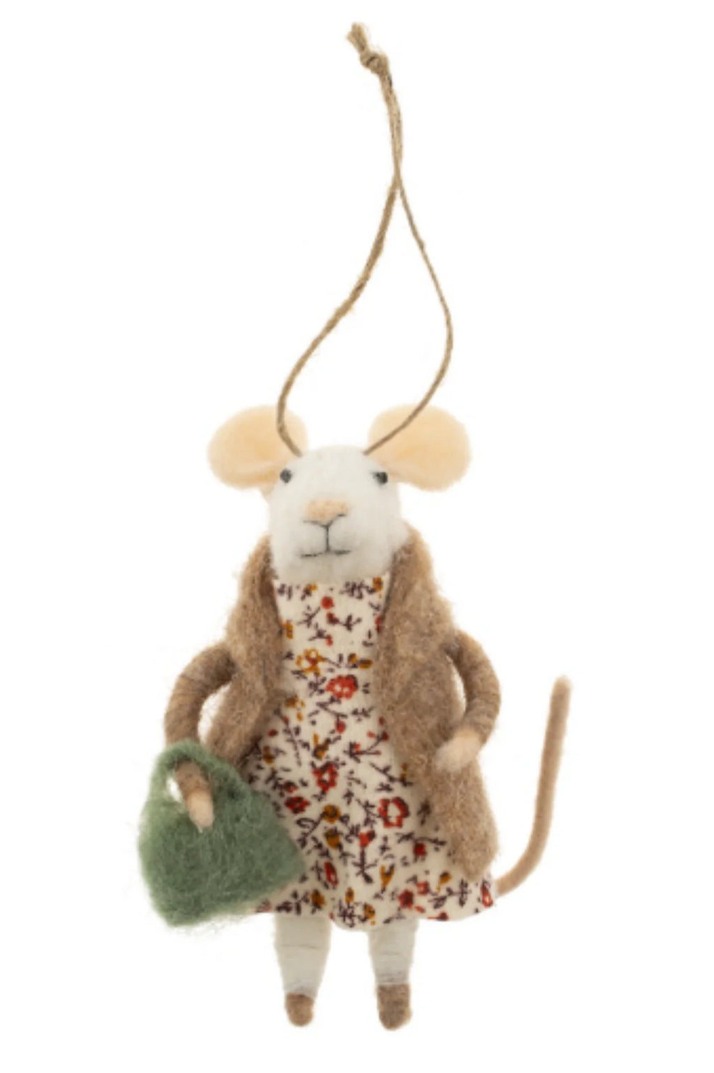 Countryside Callie - Felted Mouse Ornament | Indaba