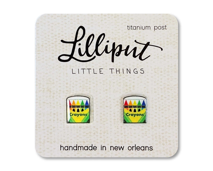 Crayon Earrings | Lilliput Little Things