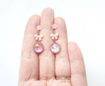 Pink Dress Up- Metal Free Hypoallergenic Earrings | Pretty Ears