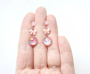 Pink Dress Up- Metal Free Hypoallergenic Earrings | Pretty Ears