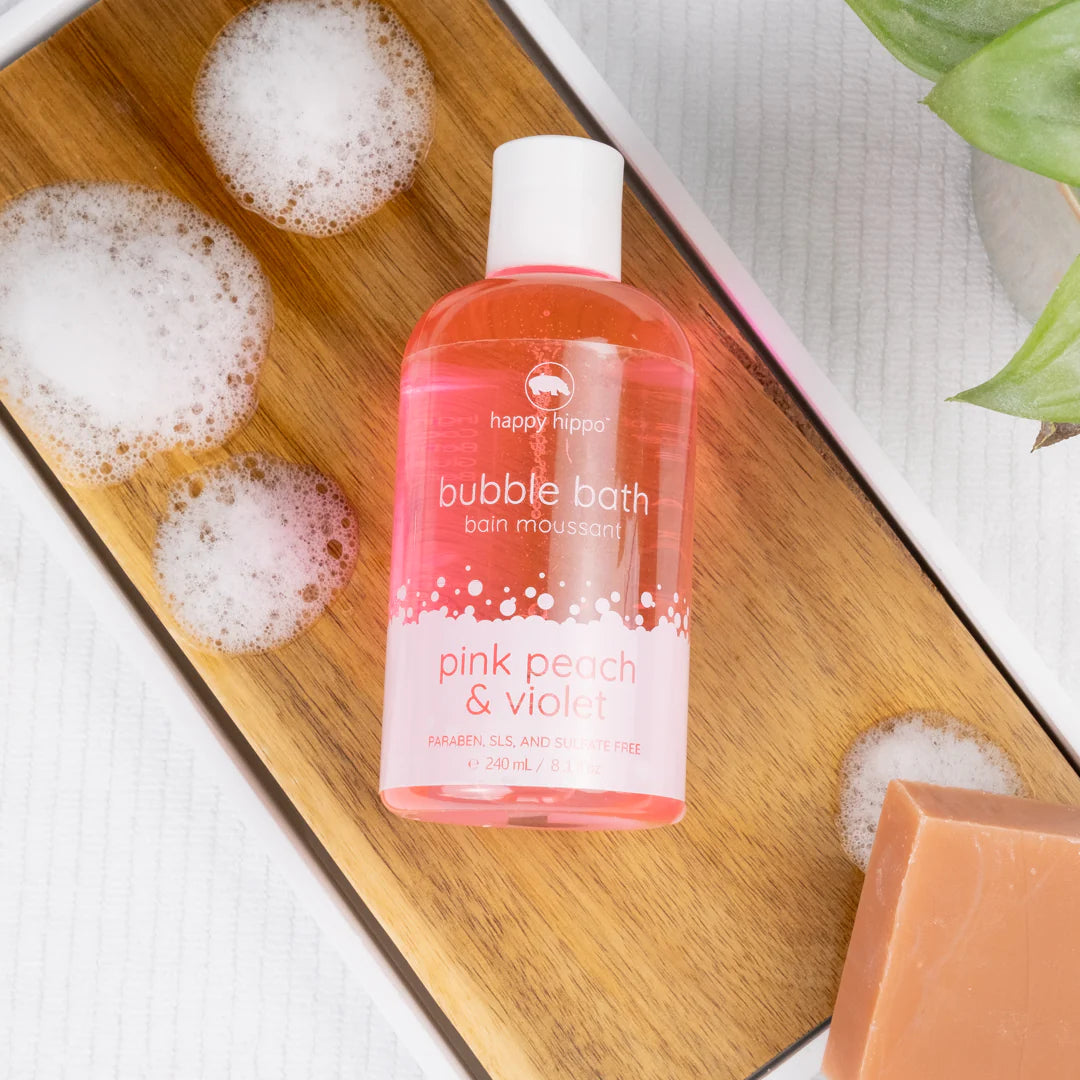 Pink Peach & Violet Bubble Bath | Happy Hippo