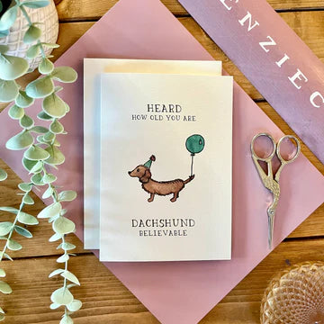 Dachshund Believable - Greeting Card | Kenzie Cards