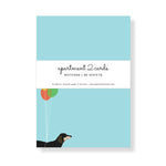 Dachshund with Balloons Notepad | Apartment 2