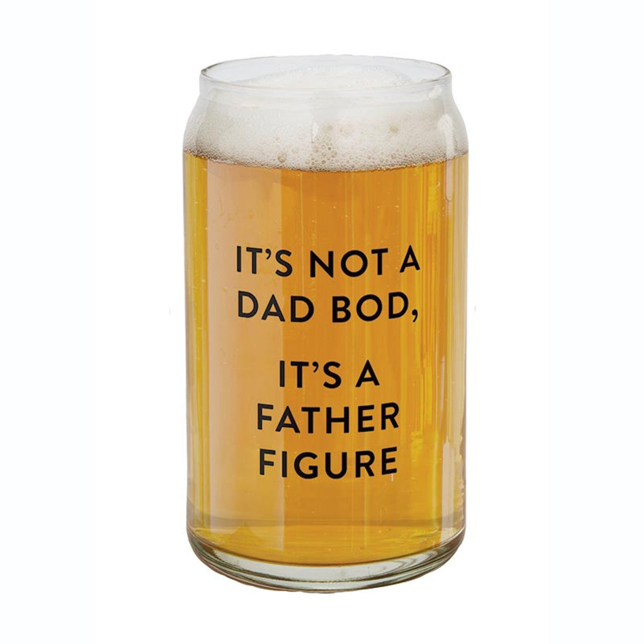 It's Not A Dad Bod, It's A Father Figure | Beer Glass