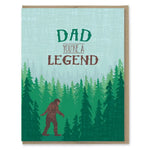 Sasquatch Dad Legend - Greeting Card | Modern Printed Matter