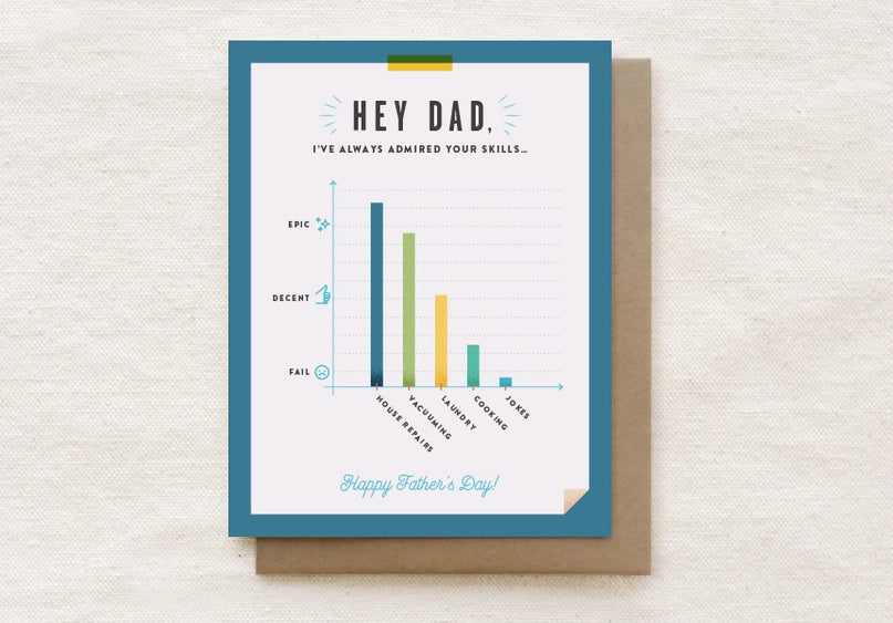 Dad Skills | Father's Day Greeting Card